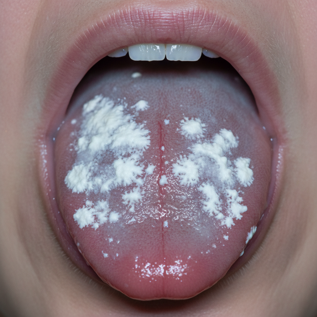 Candidoza orală: pete albe în gură – cauze și tratament
