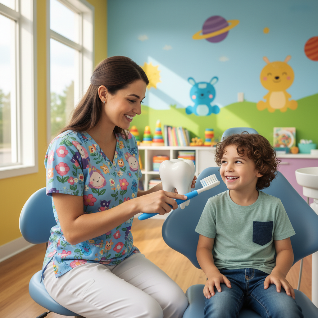 Cât de des merge copilul la dentist?