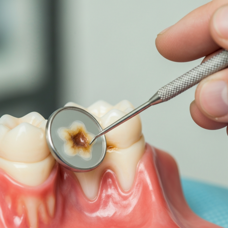 Cum aflu dacă dinții mei sunt afectați de carii?