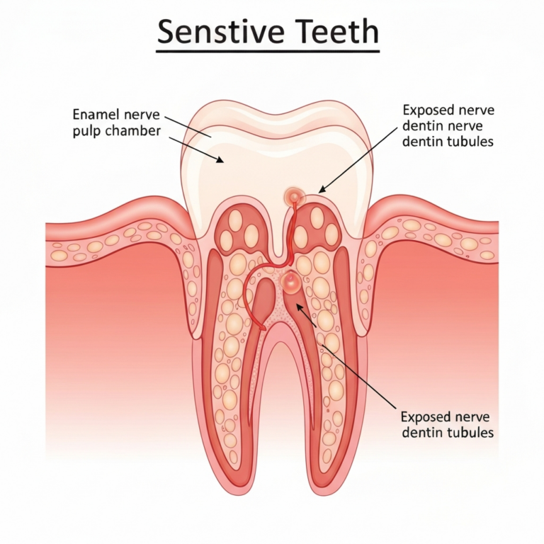Cum apar dinții sensibili?