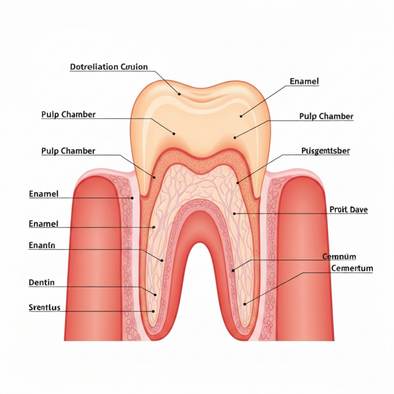 Din ce este alcătuit un dinte?