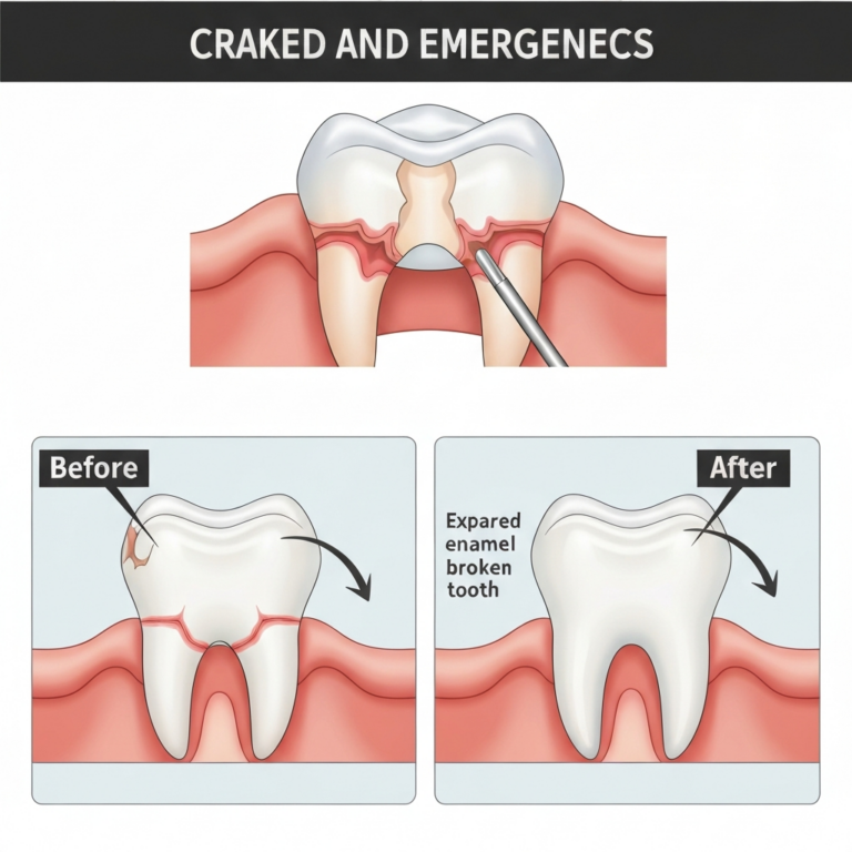 Dinte spart sau ciobit: ce faci imediat și când e urgență