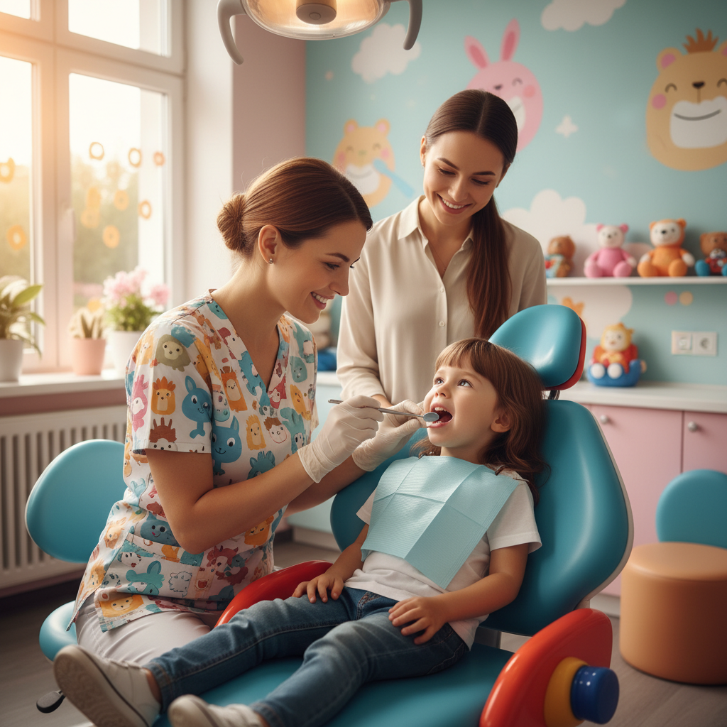 Frica de dentist la copii: cum o gestionezi ca părinte (ghid practic)