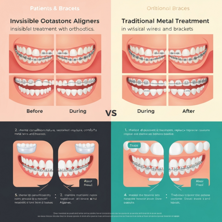 Aparat dentar invizibil vs. tradițional: diferențe, avantaje și costuri