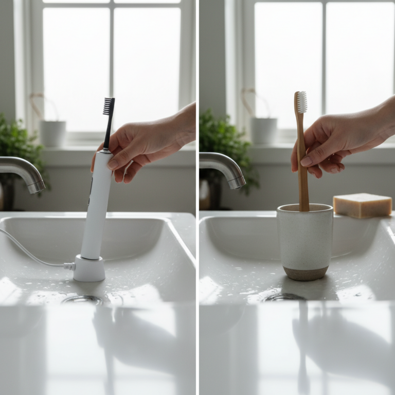 Periuță de dinți electrică vs. manuală: care curăță mai bine?