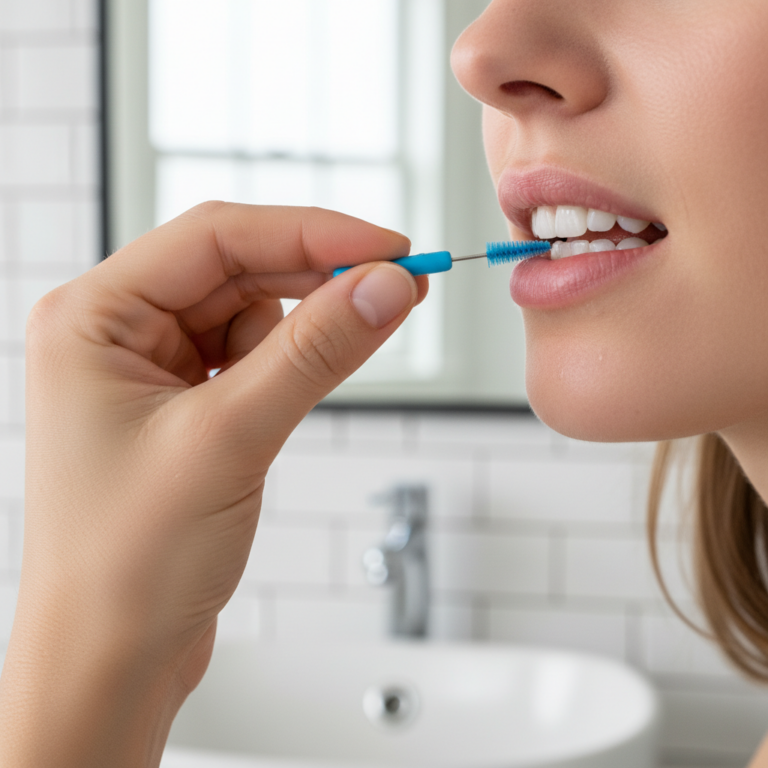 Periuțele interdentare: dimensiune, folosire și când înlocuiesc ața dentară