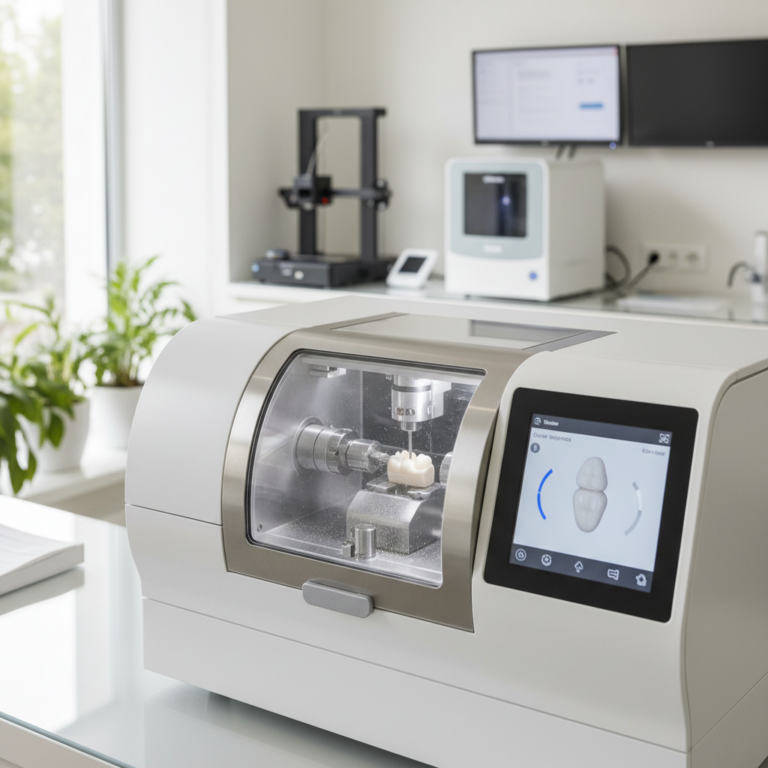 CAD/CAM în stomatologie: coroana fabricată în aceeași zi