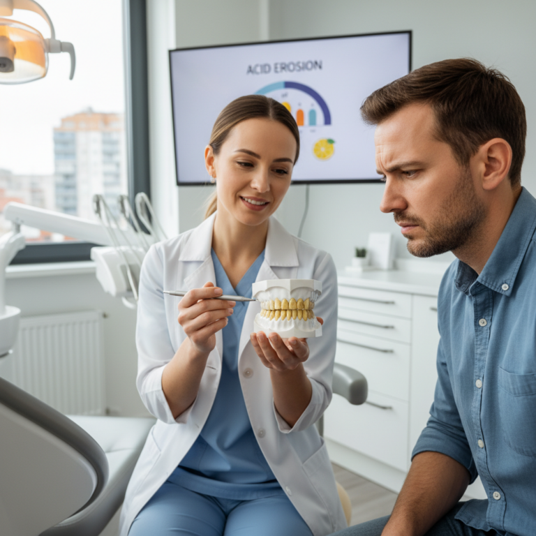 Reflux gastric și eroziunea dentară: de ce acidul din stomac distruge dinții