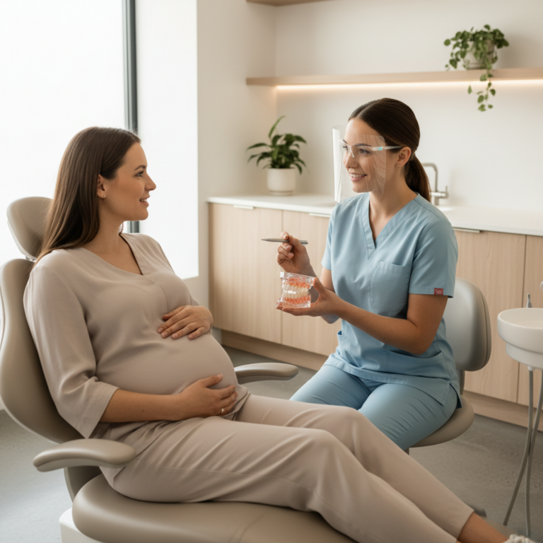 Sarcina și stomatologia: ce tratamente sunt sigure în fiecare trimestru